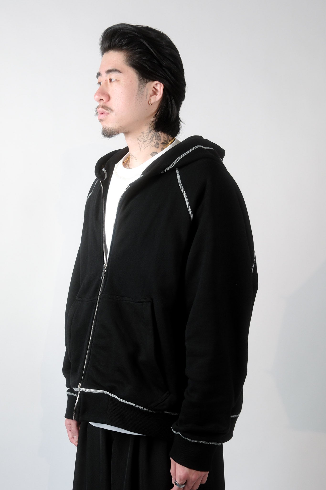 Raglan Zip Hoodie