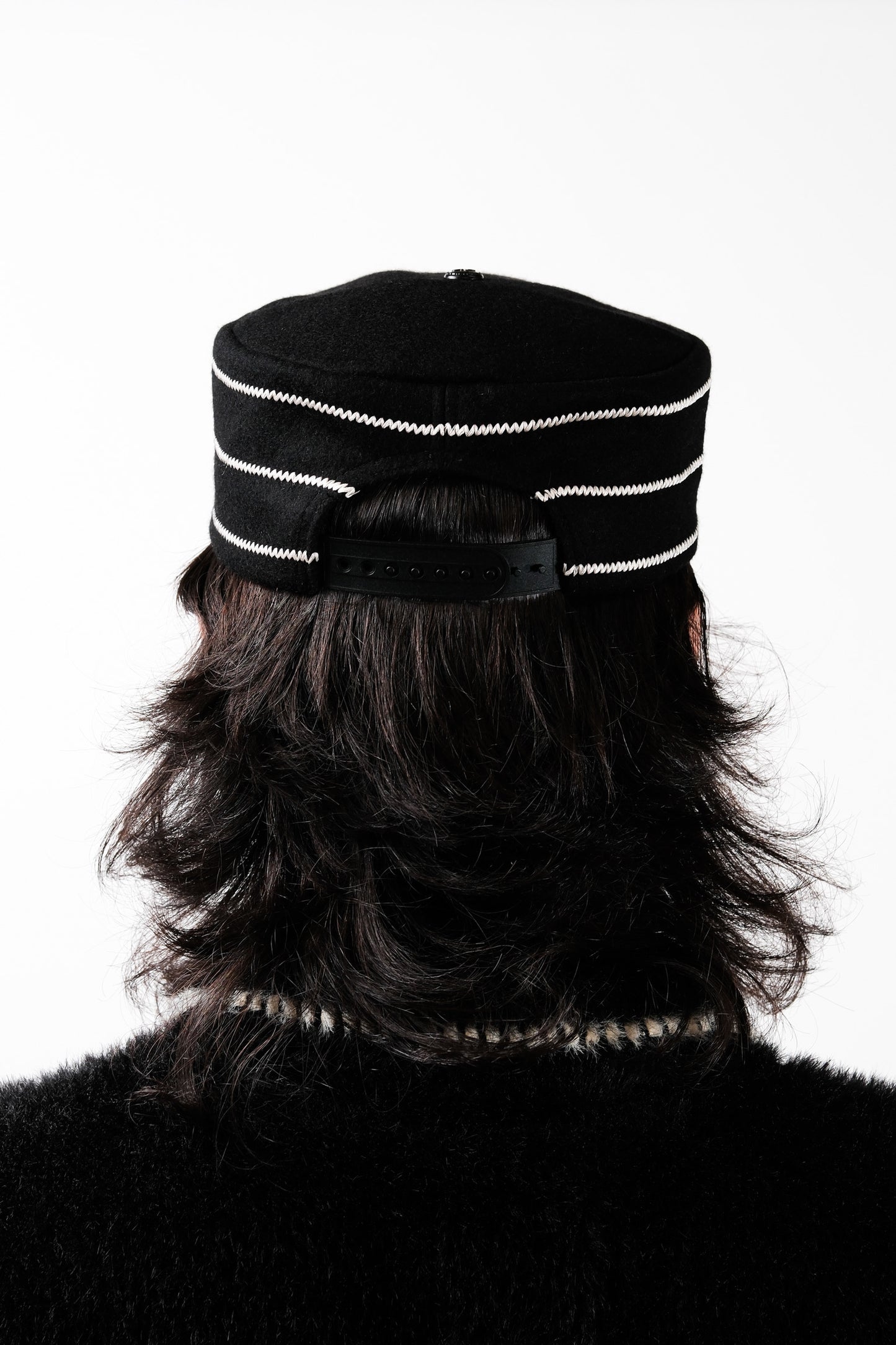 Wool Pillbox Hat