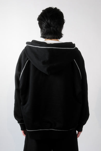 Raglan Zip Hoodie